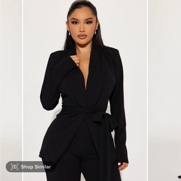 NWT Fashionnova Two Piece Suit Set - Picture 3 of 4
